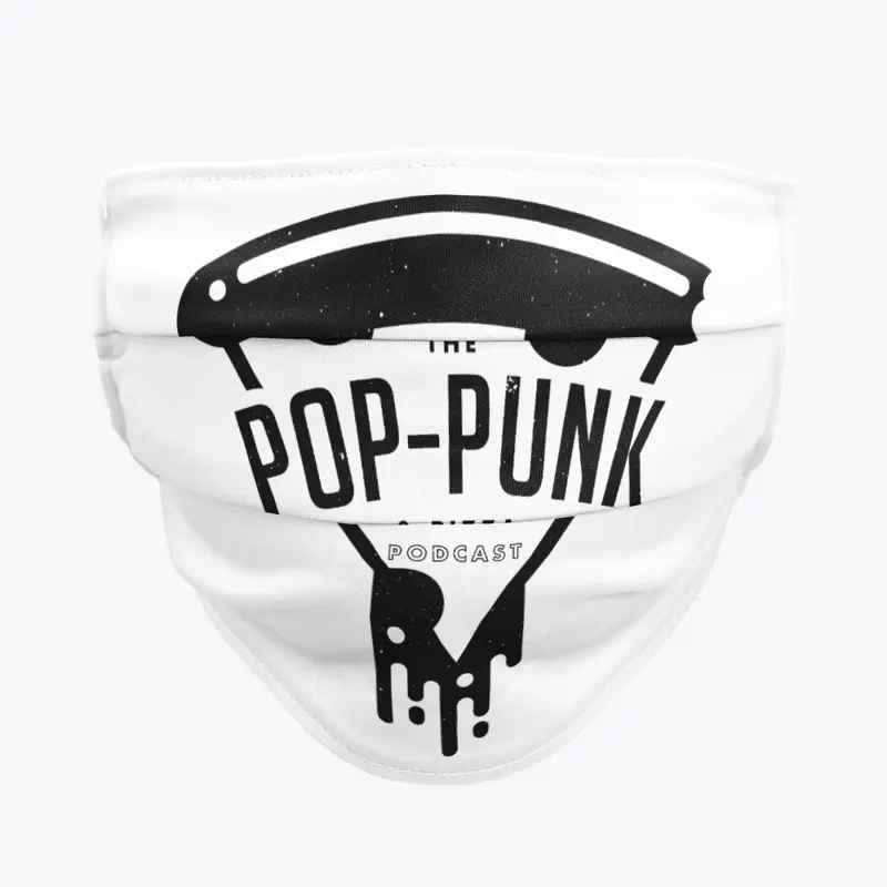 Pop-Punk & Pizza White Face Mask